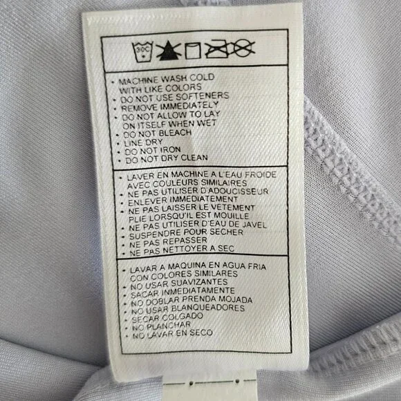 Nike Women's Dri-Fit V-Neck Sleeveless Tank Top | EUC | XS | Light Blue - Picture 10 of 11